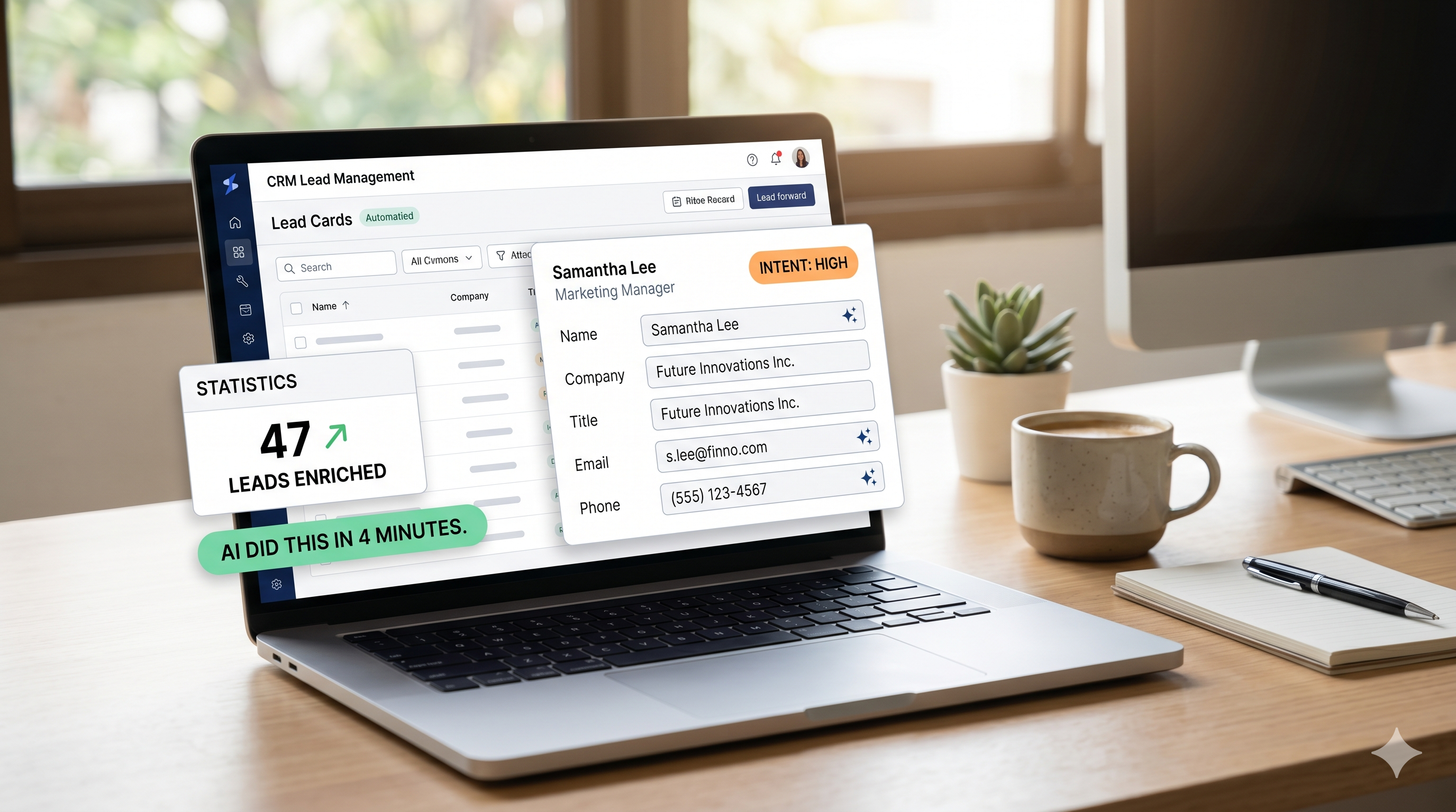 AI lead enrichment and outbound automation training for sales teams